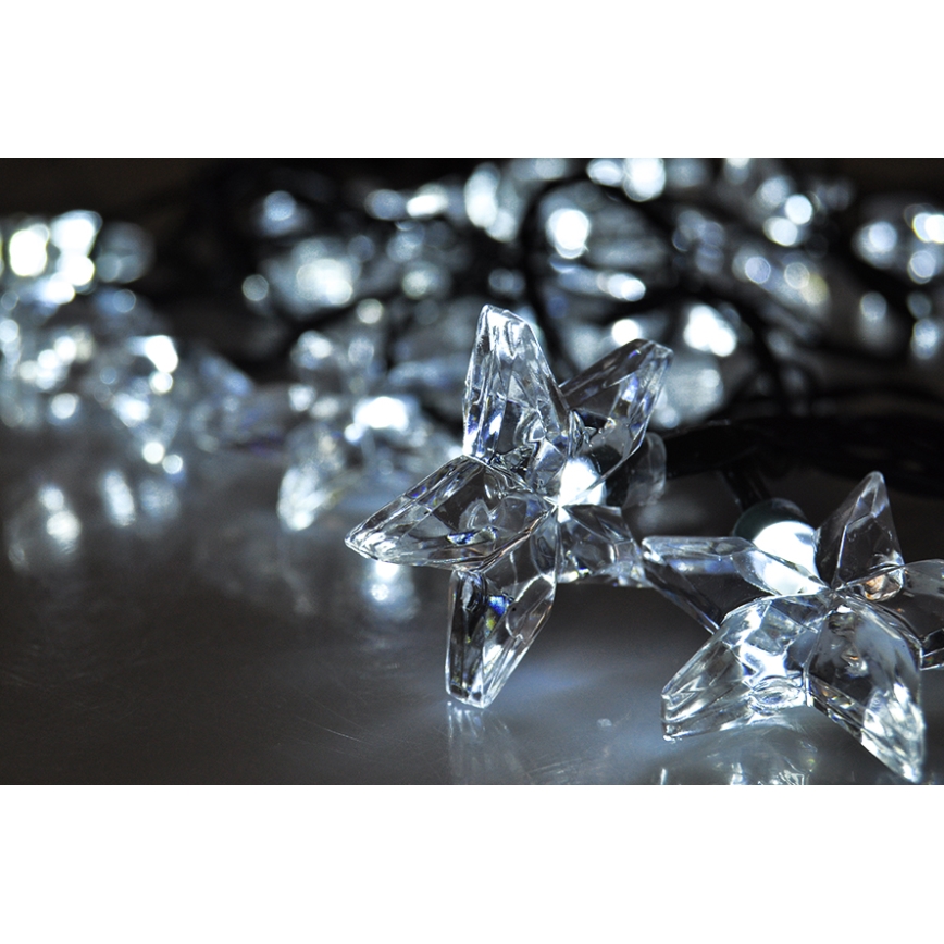 LED γιρλάντα 20 LED, 6 m, ψυχρό λευκό