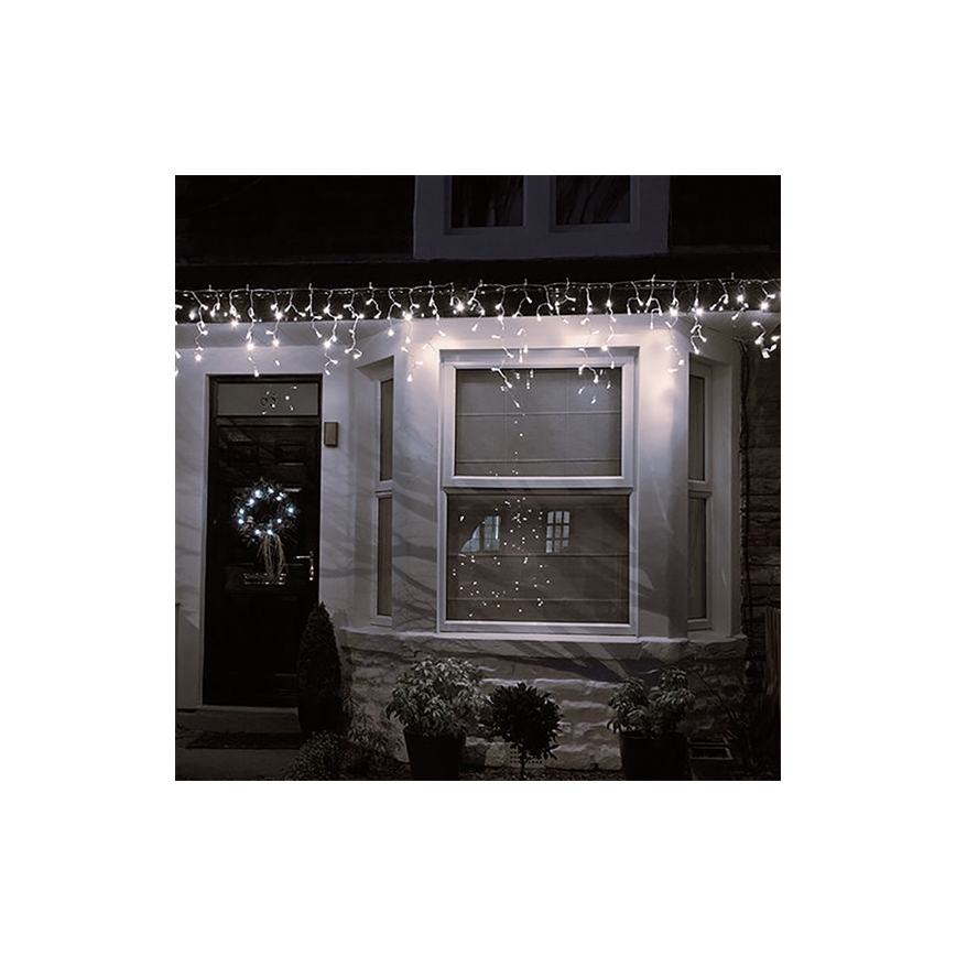 Χριστουγεννιάτικα λαμπάκια κουρτίνα LED εξωτερικού χώρου  120xLED/230V 3 m IP44