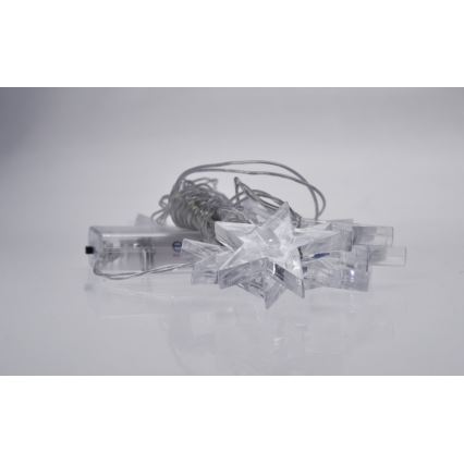 LED Χριστουγεννιάτικη γιρλάντα 10xLED/2xAA 2,5m μπλε