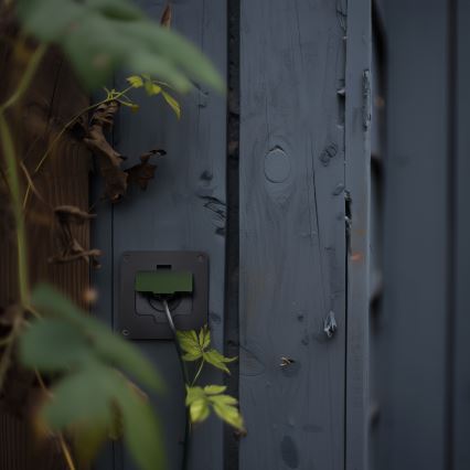 Εξωτερική χωνευτή πρίζα δαπέδου IP55 μαύρη ορθογώνια