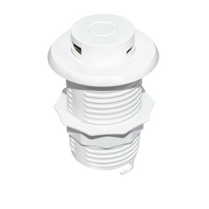 Χωνευτός USB φορτιστής USB A+C λευκό