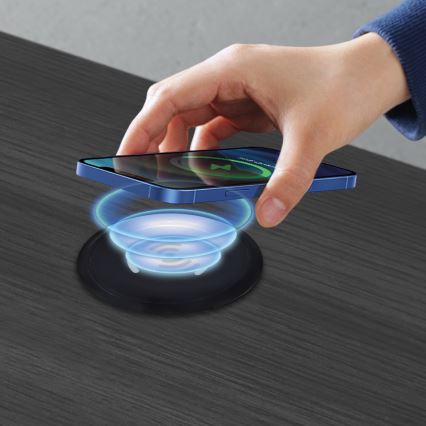 Χωνευτός ασύρματος φορτιστής μαύρο