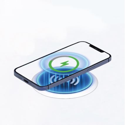 Χωνευτός ασύρματος φορτιστής λευκό