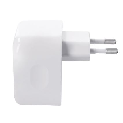 Fast charging αντάπτορας 2xUSB-C 36W λευκό