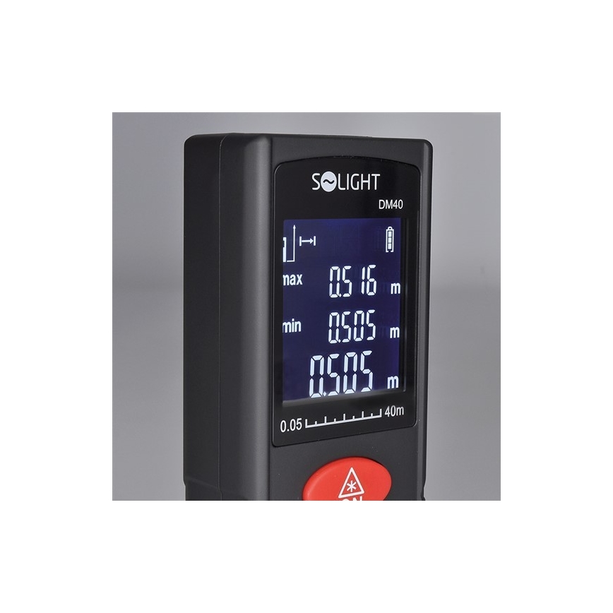 Επαναφορτιζόμενος μετρητής απόστασης λέιζερ 2x1,5V/AAA