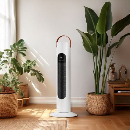 Ανεμιστήρας τύπου στήλης με θερμαντικό στοιχείο 2000 W/230 V + τηλεχειριστήριο