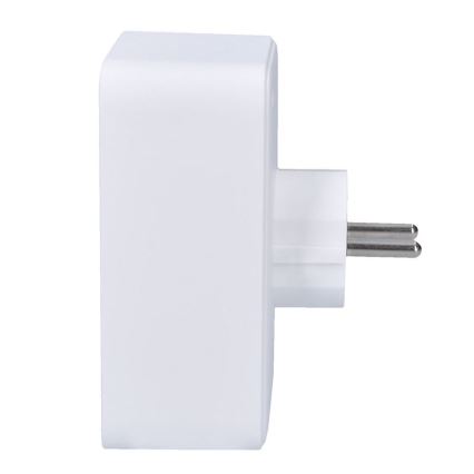 Πολύπριζο 1×16 A + 2×2,5 A με 2 θύρες φόρτισης USB (A + C), λευκό