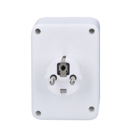 Πολύπριζο 1×16 A + 2×2,5 A με 2 θύρες φόρτισης USB (A + C), λευκό