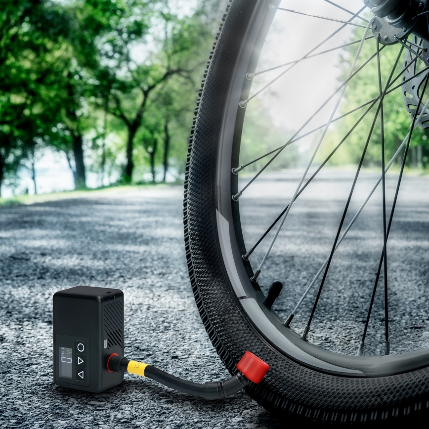 Ψηφιακό φορητό κομπρεσέρ 500 mAh 5V μαύρο