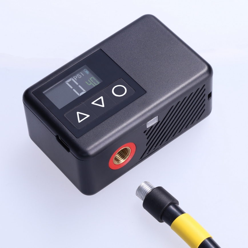 Ψηφιακό φορητό κομπρεσέρ 500 mAh 5V μαύρο