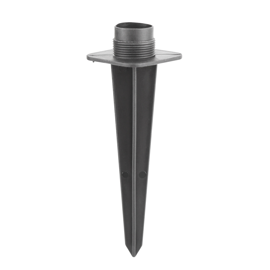 Εξωτερικό φωτιστικό με 2 πρίζες 1xE14/15W/230V IP44 μαύρο