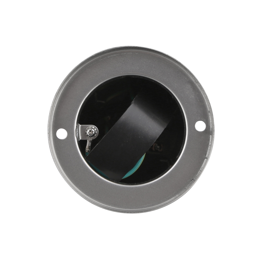 Στύλος πρίζας κήπου  2Z 230V IP44 ματ χρώμιο στρογγυλό