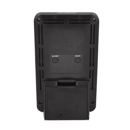 Μετεωρολογικός σταθμός με οθόνη LCD 2xAA + 2xAA μαύρο