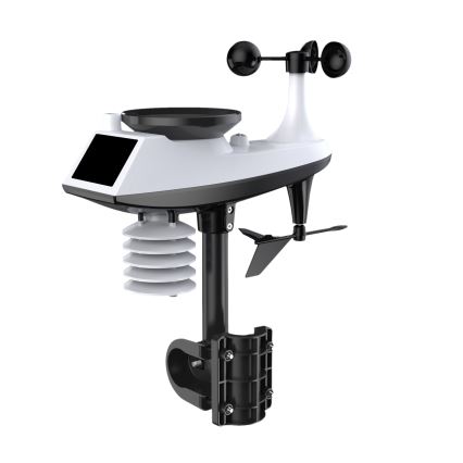 Επαγγελματικοί μετεωρολογικοί σταθμοί με έγχρωμη οθόνη LCD 5V/2xAA + 3xAA + 2xAA Wi-Fi Tuya