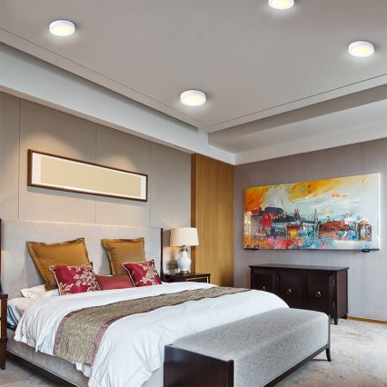 Φωτιστικό οροφής LED/12W/230V 3000/4000/6000K διάμ. 17 cm λευκό