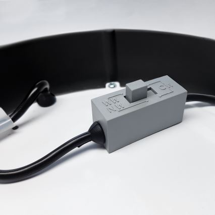 LED Φωτιστικό οροφής LED/12W/230V 3000/4000/6000K μαύρο στενόμακρο