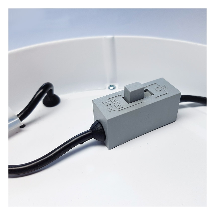 Φωτιστικό οροφής LED 12W/230V 3000/4000/6000K 17x17 cm λευκό