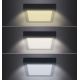 LED Φωτιστικό οροφής LED/18W/230V 3000/4000/6000K μαύρο στενόμακρο