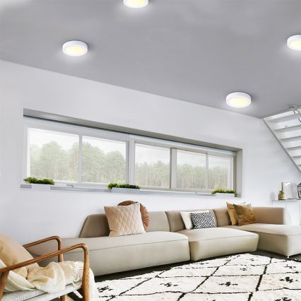 LED φωτιστικό οροφής 24W/230V 3000/4000/6000K Ø 30 cm λευκό