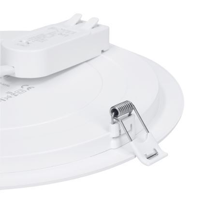 LED Επιφανειακό/ψευδοροφητικό πάνελ 2 σε 1 18W/230V 3000/4000/6000K Ø 22,5 cm IP54 ασημί