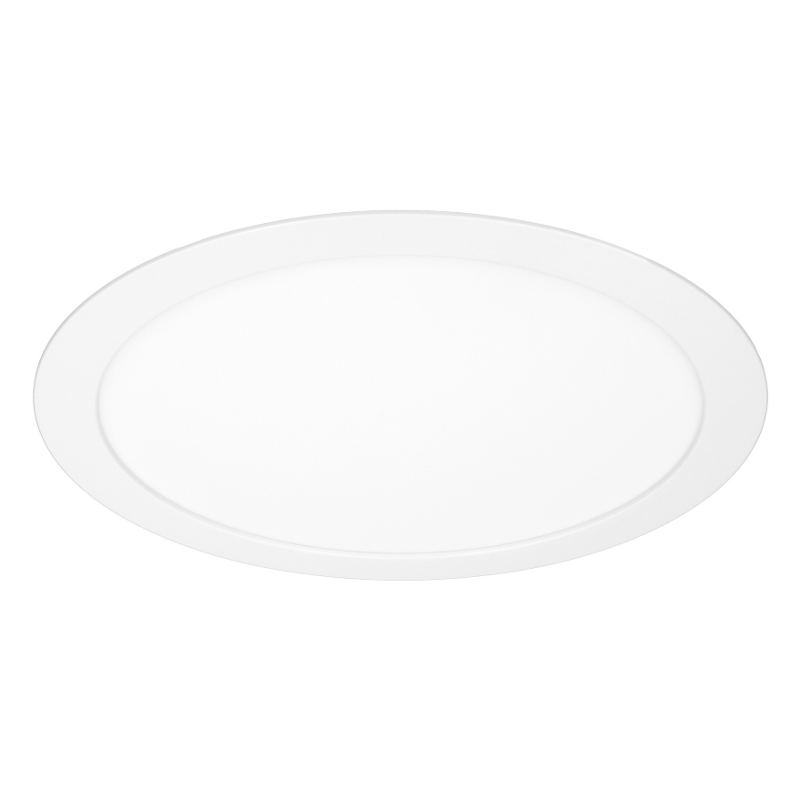 LED επιφανειακό/εντοιχισμένο πάνελ 2-σε-1 18W/230V 3000/4000/6000K διάμ. 22,5 εκ. IP54 λευκό