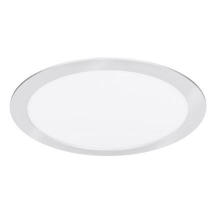 LED πάνελ επιφανειακής/εντοιχισμένης τοποθέτησης 2-σε-1 24W/230V 3000/4000/6000K Ø 30 cm IP54 ασημί