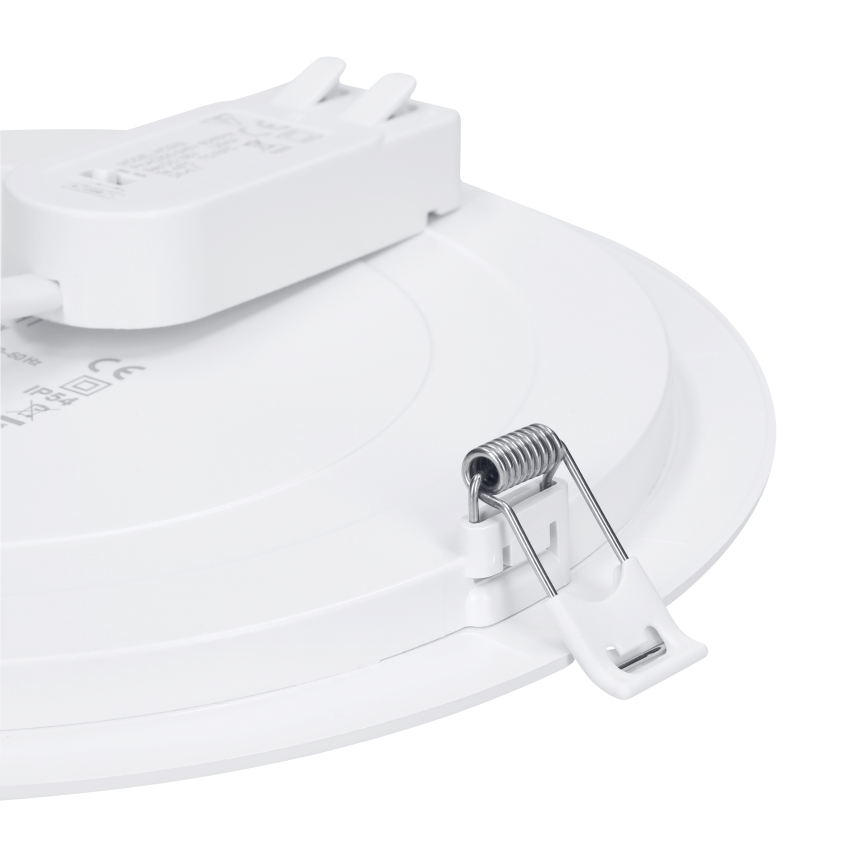 LED επιφανειακό/εντοιχισμένο πάνελ 2 σε 1 24W/230V 3000/4000/6000K Ø 30 cm IP54 λευκό