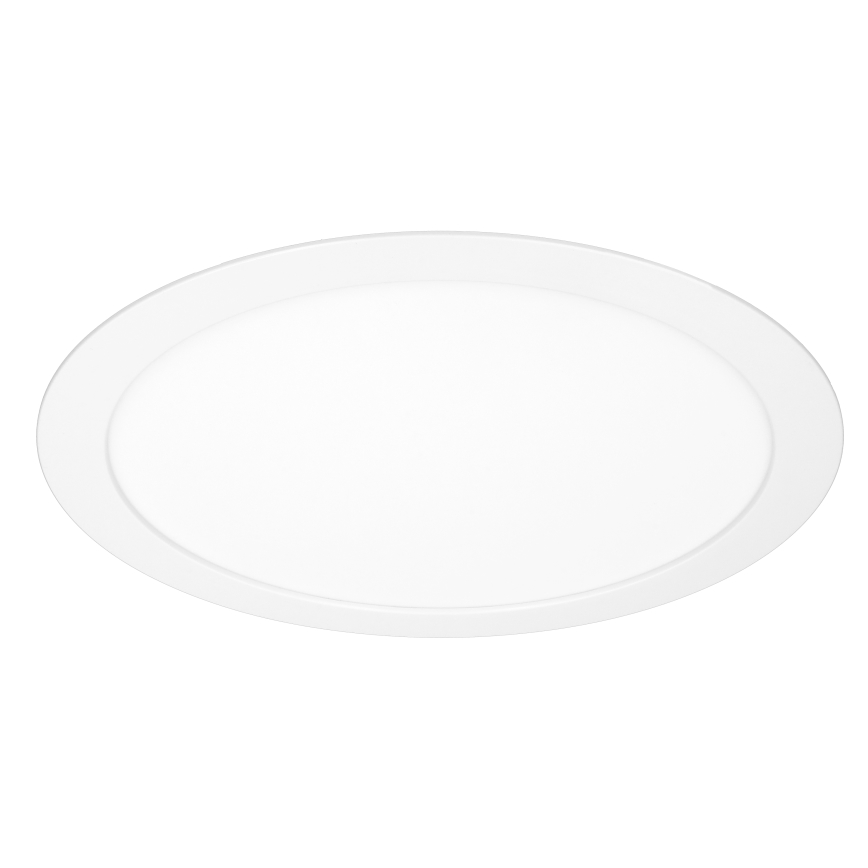 LED επιφανειακό/εντοιχισμένο πάνελ 2 σε 1 24W/230V 3000/4000/6000K Ø 30 cm IP54 λευκό
