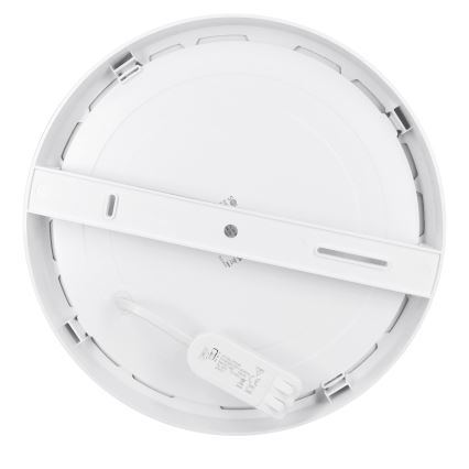 LED επιφανειακό/εντοιχισμένο πάνελ 2 σε 1 24W/230V 3000/4000/6000K Ø 30 cm IP54 λευκό