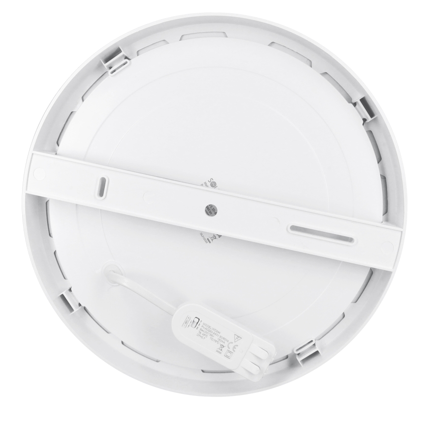 LED επιφανειακό/εντοιχισμένο πάνελ 2 σε 1 24W/230V 3000/4000/6000K Ø 30 cm IP54 λευκό