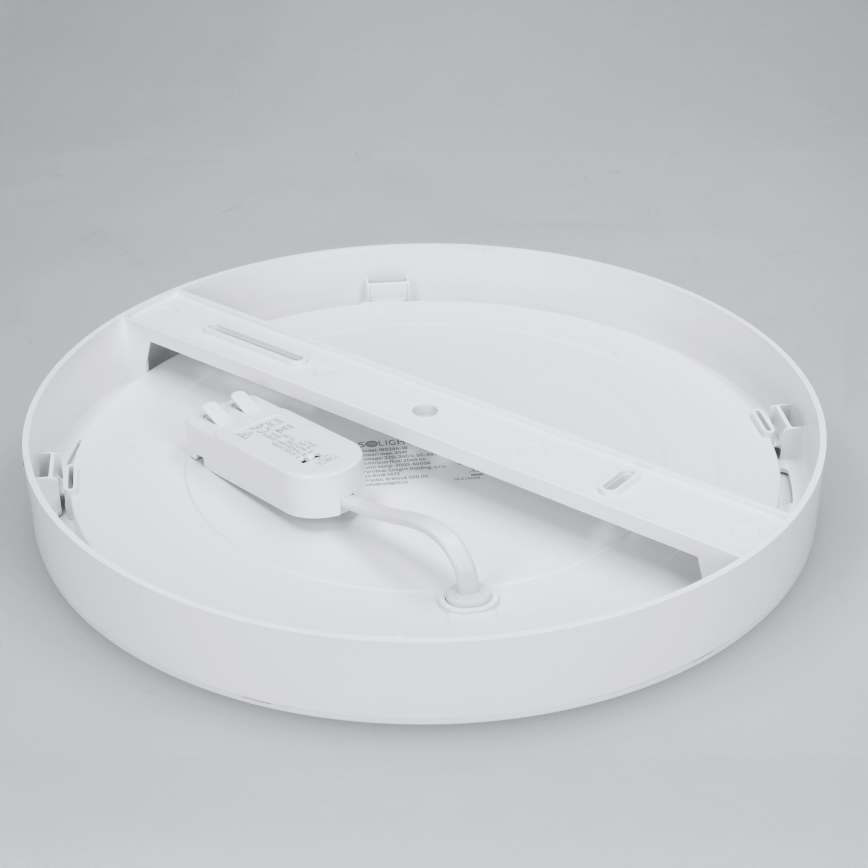 LED επιφανειακό/εντοιχισμένο πάνελ 2 σε 1 24W/230V 3000/4000/6000K Ø 30 cm IP54 λευκό