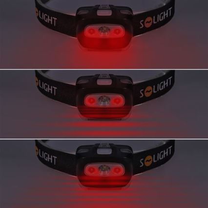 Solight WH27 - LED Φακός κεφαλής LED/3W/3xAAA