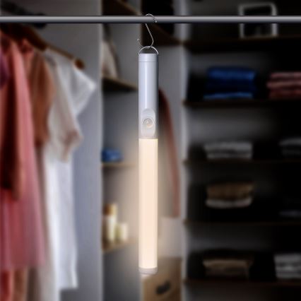 Φωτιστικό επίπλων LED με αισθητήρα, επαναφορτιζόμενο LED/2,5W/3,7V 3000K 1800mAh