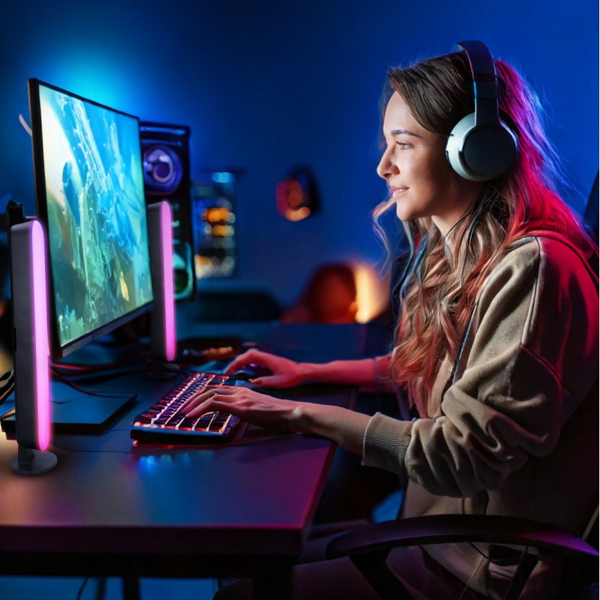LED RGB φωτισμός για gaming + τηλεχειριστήριο