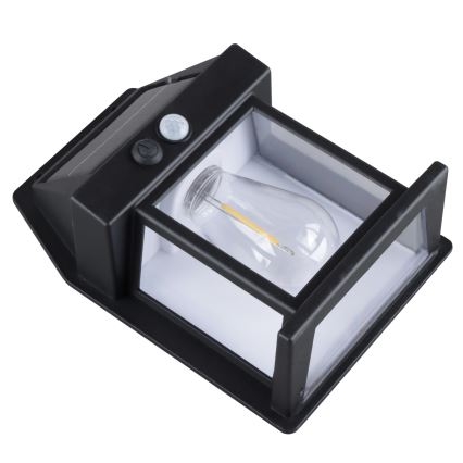 Ρυθμιζόμενο ηλιακό φανάρι LED με αισθητήρα LED/3,7V IP44 1200 mAh