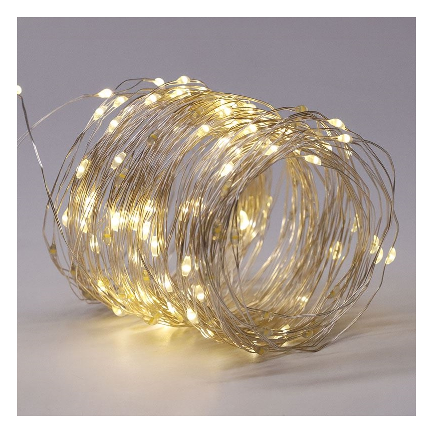 LED Ηλιακή διακοσμητική γιρλάντα LED/3,7V 800 mAh 22 m