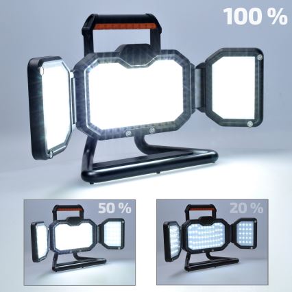 LED Dimmable επαναφορτιζόμενος προβολέας LED/30W/6600 mAh 4000K IP54