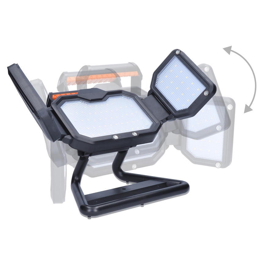 LED Ρυθμιζόμενος επαναφορτιζόμενος προβολέας LED/30W/6600 mAh 4000K IP54