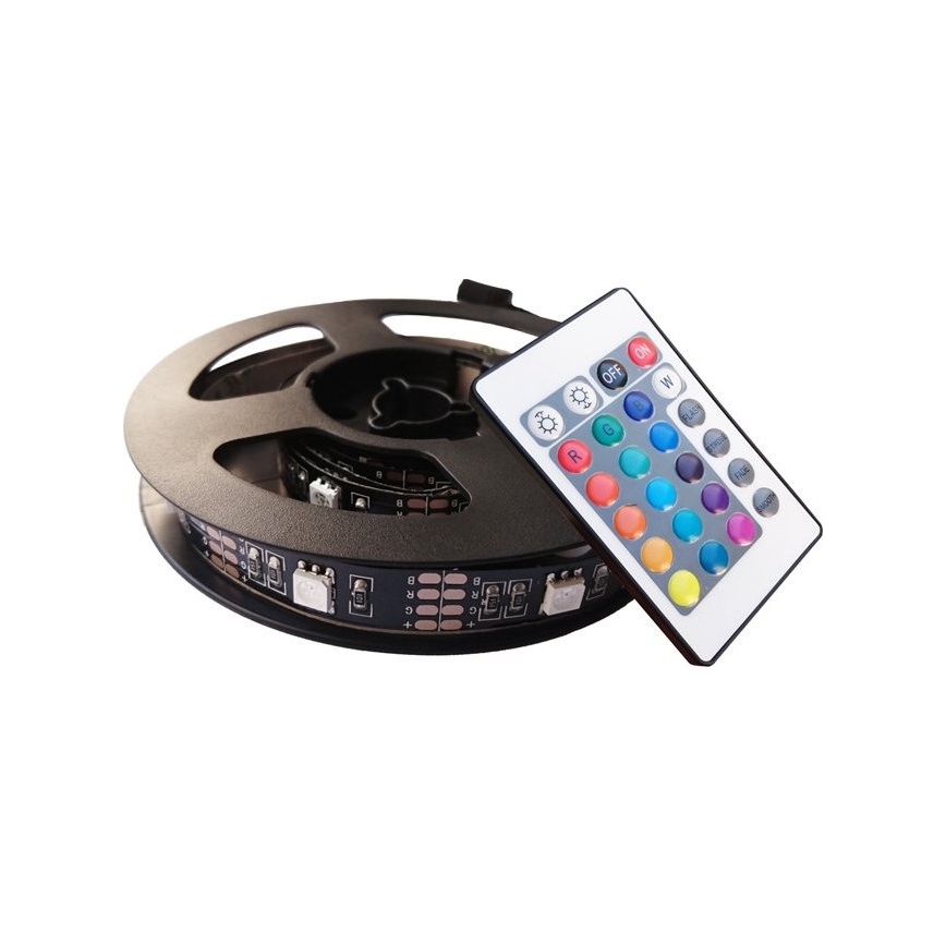 ΣΕΤ 2x Ταινία LED RGB για TV με τηλεχειριστήριο IP65 LED/USB 50cm