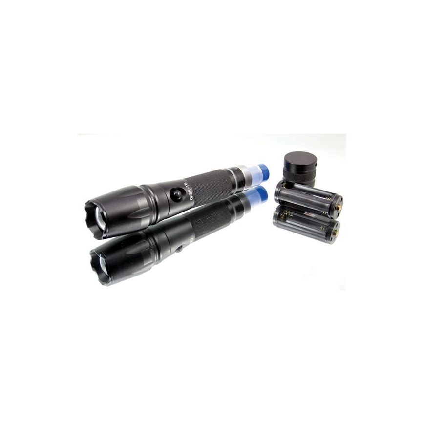 Επαναφορτιζόμενος φακός LED Cree XML T6 LED/3,7V 2200mAh IP44