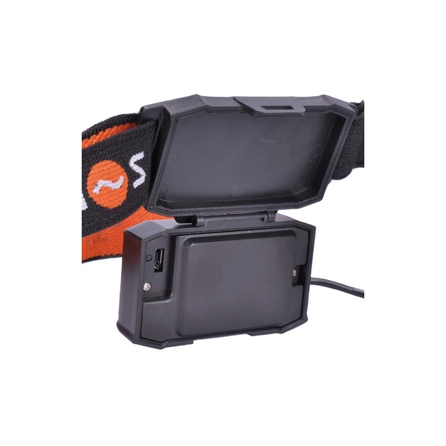 LED Φακός Κεφαλής LED/3W/Li-on 1200mAh IP44