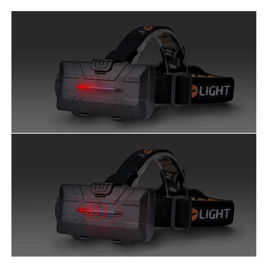 Επαναφορτιζόμενος φακός κεφαλής LED LED/USB 2200mAh IP44