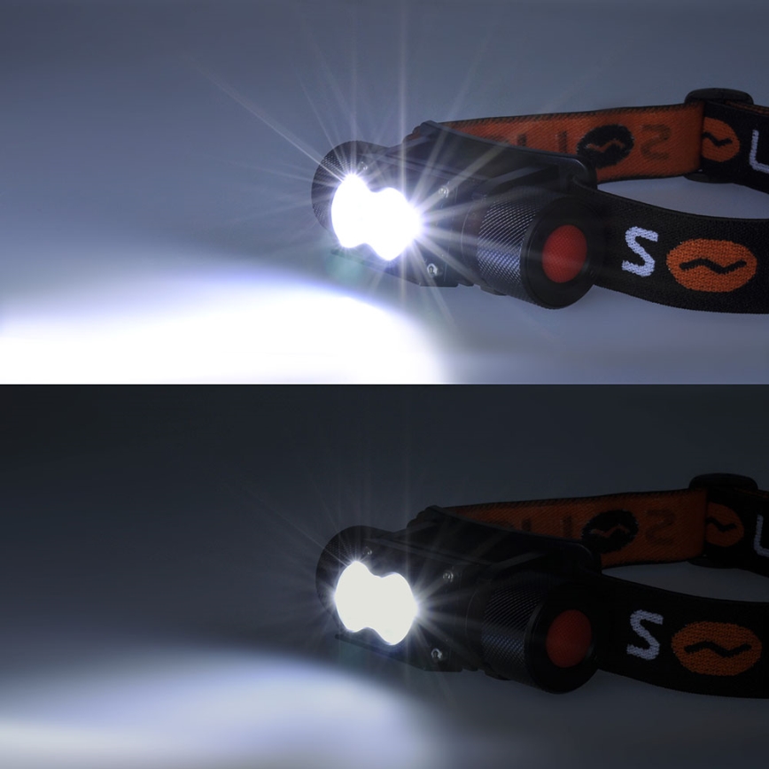 Επαναφορτιζόμενος φακός κεφαλής LED/2200 mAh 3,7V IP44