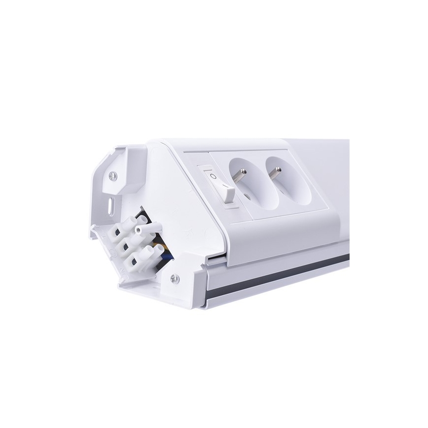 LED φωτιστικό ντουλαπιών κουζίνας με πρίζες LED/10W/230V