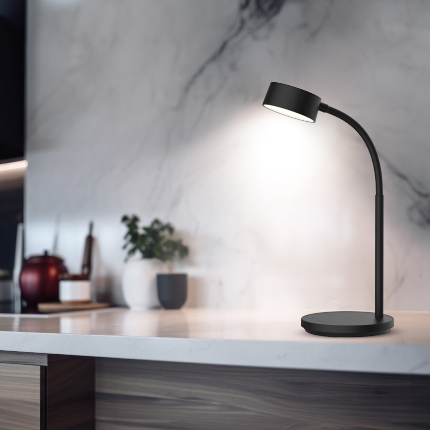 Επιτραπέζια λάμπα αφής dimming LED LED/4,5W/5V 3000/4000/6500K μαύρο