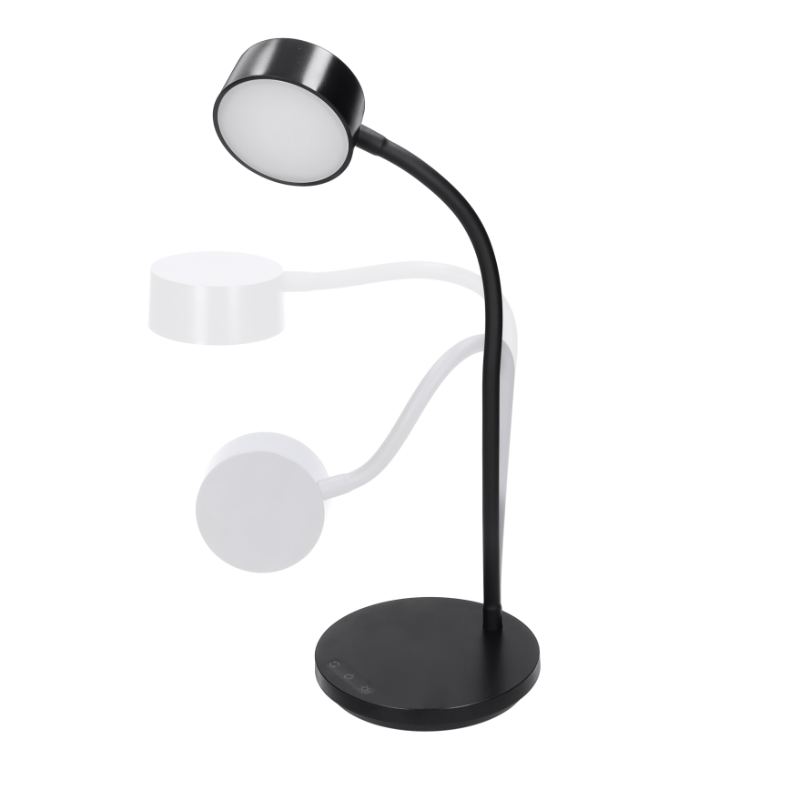 Επιτραπέζια λάμπα αφής dimming LED LED/4,5W/5V 3000/4000/6500K μαύρο