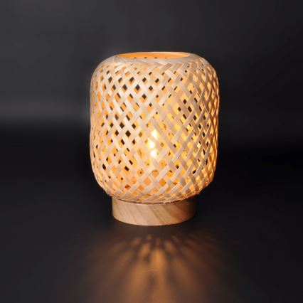 LED Διακοσμητικό επιτραπέζιο φωτιστικό BOHO LED/2xAAA rattan