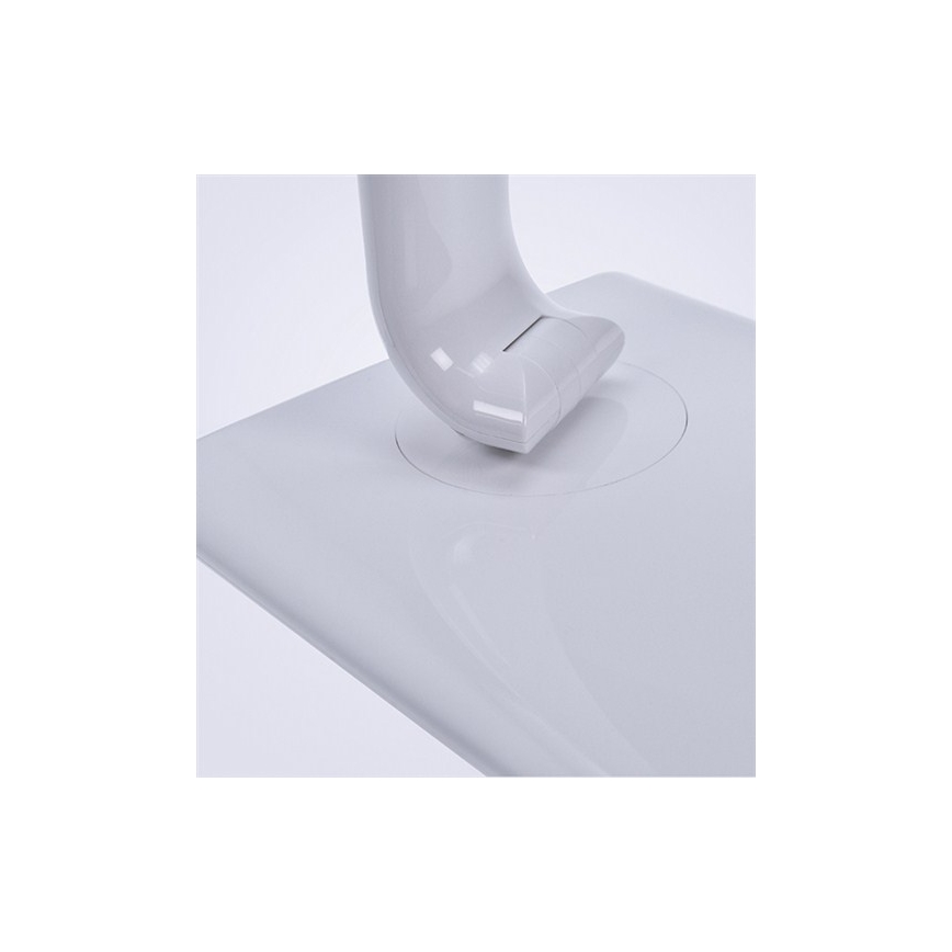 LED Eπιτραπέζια λάμπα dimmer με υποδοχή USB LED/12W/230V λευκό