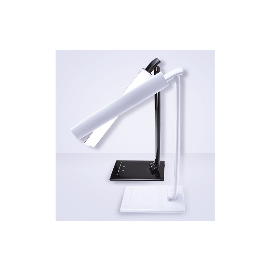 LED Eπιτραπέζια λάμπα dimmer με υποδοχή USB LED/12W/230V λευκό