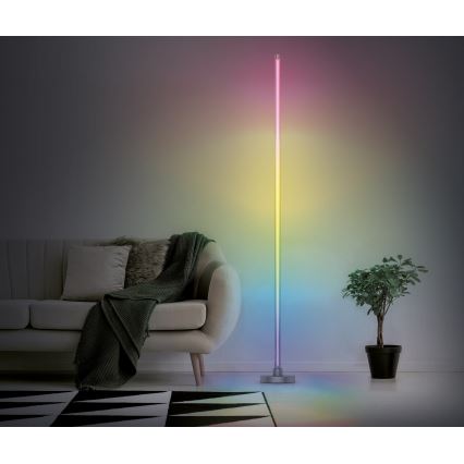 LED RGB Dimmable λάμπα δαπέδου RAINBOW LED/18W/230V Wi-Fi Tuya + τηλεχειριστήριο